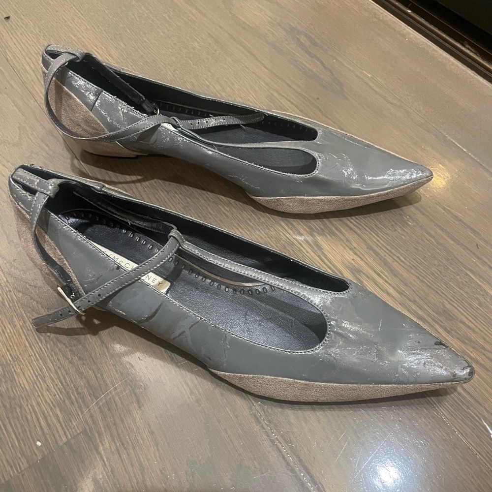 Stella McCartney pointed toe flats.